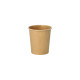 Papstar 50 Portionsbecher, Pappe 120 ml &Oslash; 6 cm x 6,6 cm braun