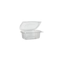 50 Feinkost- und Salatschalen mit Klappdeckel, R-PET oval...