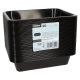 50 Mikrowellenschalen, PP ungeteilt 1330 ml 4,9 cm x 22,7 cm x 17,8 cm schwarz