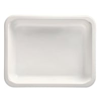 50 Mikrowellenschalen, PP ungeteilt 1330 ml 4,9 cm x 22,7 cm x 17,8 cm weiss