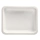 50 Mikrowellenschalen, PP ungeteilt 1330 ml 4,9 cm x 22,7 cm x 17,8 cm weiss