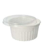 25 Suppenbecher, PP &quot;To Go&quot; 350 ml &Oslash; 11,5 cm &Acirc;&middot; 6 cm weiss