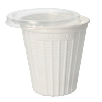 25 Suppenbecher, PP "To Go" 750 ml &Oslash; 11,5 cm x 12 cm weiss