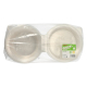 25 Feinkost- und Salatschalen mit Klappdeckel PP rund 950 ml 8,7 cm x 22 cm x 21,5 cm