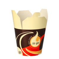 50 Snackboxen &quot;To Go&quot; eckig 750 ml 10,1 cm x 10 cm x 9,1 cm