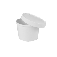 50 Suppenbecher, Pappe "To Go" rund 350 ml...