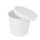 50 Suppenbecher, Pappe "To Go" rund 470 ml &Oslash; 9,9 cm x 9,9 cm weiss