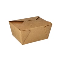 50 Lunchboxen, Pappe &quot;pure&quot; 750 ml 6,4 cm x 9...