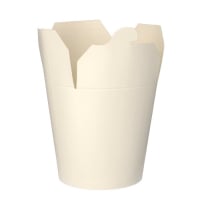 50 Pastaboxen, Pappe 950 ml 11 cm x 10,5 cm x 9,3 cm weiss