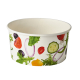 45 Salatschalen, Pappe "To Go" 1 l &Oslash; 15 cm x 7,5 cm "Salad"