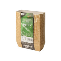 Papstar 50 Snacktrays, Pappe &quot;pure&quot; 3 cm x 3,3 cm x 10,5 cm &quot;Good Food&quot;