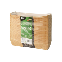 Papstar 50 Snacktrays, Pappe &quot;pure&quot; 3,5 cm x...