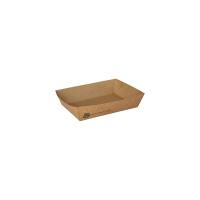 80 Snacktrays, Pappe &quot;pure&quot; 4 cm x 11 cm x 16...