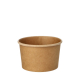 Papstar 25 Suppenbecher, Pappe rund 230 ml &Oslash; 9,8 cm x 6 cm braun