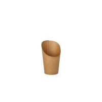 50 Wrap Cups, Pappe 230 ml 10 cm x 6 cm x 8 cm braun