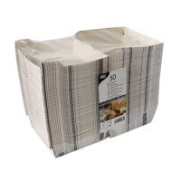 50 Burgerboxen, Pappe 7 cm x 12,5 cm x 12,5 cm...