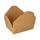 50 Lunchboxen, Pappe &quot;pure&quot; 1000 ml 5,5 cm x 13,5 cm x 16,8 cm braun