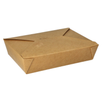 50 Lunchboxen, Pappe &quot;pure&quot; 1500 ml 4,8 cm x 14...