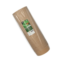 Papstar 50 Salatschalen, Pappe rund 500 ml &Oslash; 15 cm x 4,6 cm braun