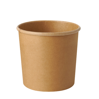 Papstar 25 Suppenbecher, Pappe 760 ml &Oslash; 11,5 cm &Acirc;&middot; 11 cm braun