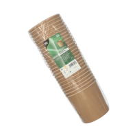 Papstar 25 Suppenbecher, Pappe 760 ml &Oslash; 11,5 cm x 11 cm braun