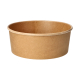 Papstar 50 Salatschalen, Pappe rund 1300 ml &Oslash; 18,4 cm x 7 cm braun