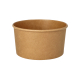 50 Salatschalen, Pappe rund 1000 ml &Oslash; 15 cm x 7,5 cm braun