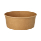 50 Salatschalen, Pappe rund 1300 ml &Oslash; 18,4 cm x 7 cm braun