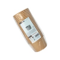 25 Suppenbecher, Pappe rund 230 ml &Oslash; 9,8 cm &Acirc;&middot; 6 cm braun