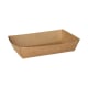 Papstar 50 Snacktrays, Pappe &quot;pure&quot; 3,5 cm x 8,5 cm x 15,5 cm braun