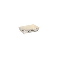 50 Pommes-Frites-Trays 3,5 cm x 7 cm x 12 cm weiss...