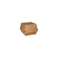 80 Burgerboxen, Pappe 7,8 cm x 9 cm x 9 cm braun...