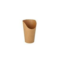 50 Wrap Cups, Pappe 470 ml 13,4 cm x 6 cm x 8 cm braun