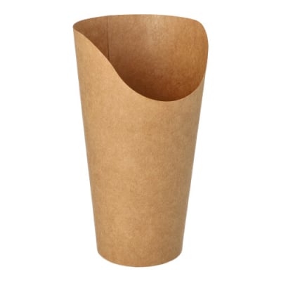 50 Wrap Cups, Pappe 590 ml 15,9 cm x 6 cm x 8 cm braun