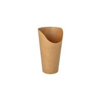 50 Wrap Cups, Pappe 590 ml 15,9 cm x 6 cm x 8 cm braun