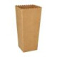 100 Popcorn-Boxen Pappe &quot;pure&quot; eckig 1300 ml 19,7 cm x 7 cm x 7 cm braun klein