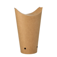 Papstar 50 Pommes-Frites-Sch&uuml;tte, Pappe rund...