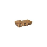 500 Pommes-Frites-Trays, Pappe 2-geteilt 3,5 cm x 7 cm x...