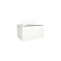 20 Lunch-Boxen, Pappe &quot;pure&quot; eckig 12,5 cm x...