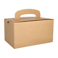 Papstar 20 Lunch-Boxen, Pappe &quot;pure&quot; eckig 12,5...