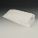 1000 Papierfaltenbeutel, Cellulose, gef&auml;delt 24 cm x 11 cm x 6 cm weiss F&uuml;llinhalt 1 kg