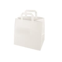 Papstar 50 Tragetaschen, Papier 25 cm x 26 cm x 17 cm...