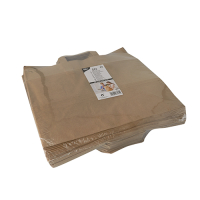 Papstar 50 Tragetaschen, Papier 27 cm x 32 cm x 21,5 cm braun mit Tragegriff