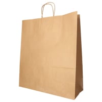 Papstar 25 Tragetaschen, Papier 41 cm x 35 cm x 14 cm...