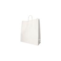 25 Tragetaschen, Papier 41 cm x 35 cm x 14 cm weiss mit...