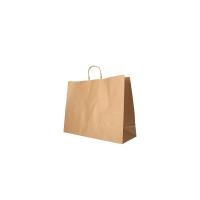 25 Tragetaschen, Papier 27 cm x 32 cm x 21,5 cm braun mit...