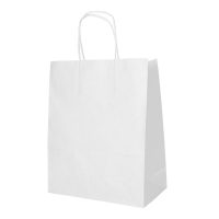 25 Tragetaschen, Papier 44 cm x 32 cm x 17 cm weiss mit...