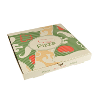 100 Pizzakartons, Cellulose &quot;pure&quot; eckig 26 cm...