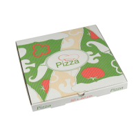 Papstar 100 Pizzakartons, Cellulose &quot;pure&quot; eckig 30 cm x 30 cm x 3 cm