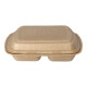 50 Men&uuml;boxen mit Klappdeckel, XPP 2-geteilt 7 cm x 20,5 cm x 24 cm beige